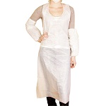 [GDP 155.45] APRON DISPOSABLE WHITE 28X43" TBD - BOX OF 100 EACH