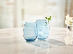 [LIBBEY 213-AK1K2K] STEMLESS WINE 15oz SAPPHIRE - CASE OF 1 DOZEN
