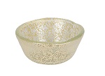 [SIM 051403] SPECKLED GLASS SAUCE JUG BEIGE