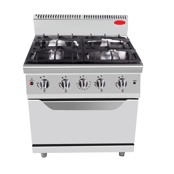 [STAHL AT9G4BO-2] GAS RANGE 32"- 4 BURNER STATIC W/OVEN (80CM) 
