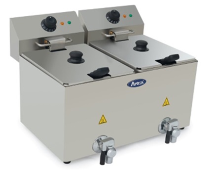 [STAHL ATEF-8L-2] ELECTRIC FRYER DOUBLE 2x8L - 220V