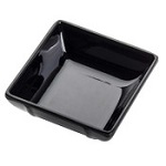 [TC 10316BK] MINI SERVER SQUARE BOWL 2.5oz MELAMINE BLACK