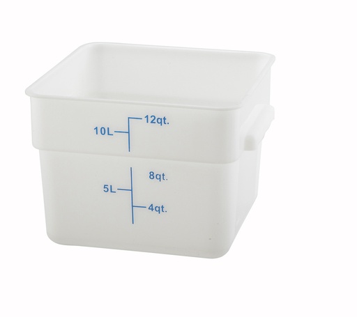 [WIN PESC-12] CONTAINER SQ. WHT 12QT TBD