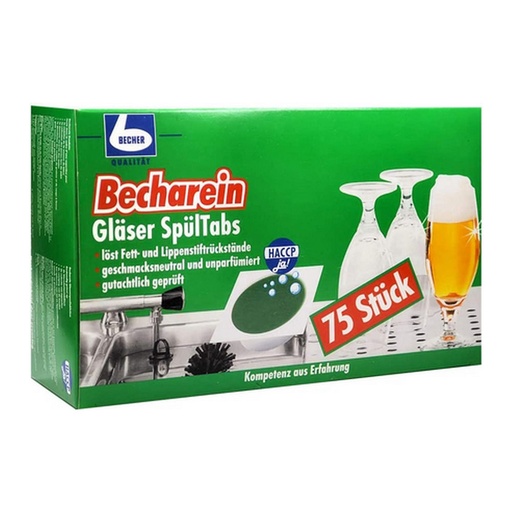 [CLM GLAZENSPOEL-10.0] BAR GLASS SANITIZING TABLETS - CASE OF 10 BOX