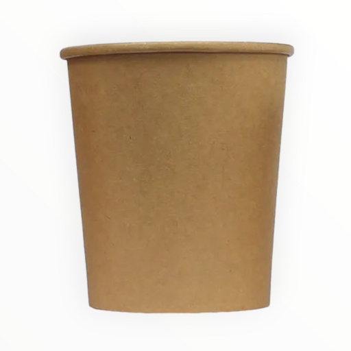 [CUPS SOUP 12OZ KRAFT-Pack] PAPER FOOD/SOUP CONTAINER 12oz TBD - PACK OF 25 EACH