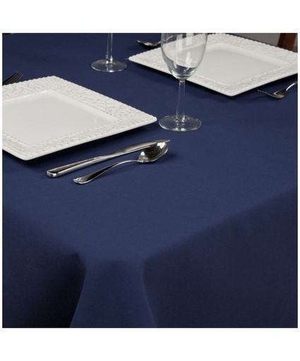[FLOR 52X52 NAVY-Each] TABLECLOTH 52"X52" NAVY - EACH 