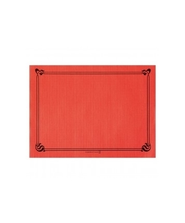 [GDP 108.01-Pack] SNACK TABLE MATS RED - PACK OF 500 EACH