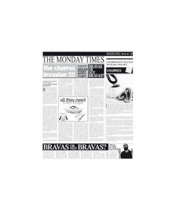 [GDP 169.12-Pack] BURGER WRAPPING PAPER 28X34CM TIMES - PACK OF 1000 EACH