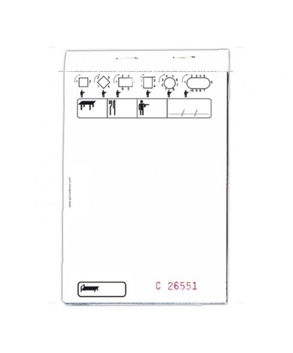 [GDP 177.91-Pack] STANDARD ORDER PAD TRIPLICATES - PACK OF 10 EACH