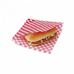 [GDP 186.36-10.0] DOUBLE OPEN SANDWICH BAG RED - CASE OF 10 PACK