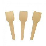 [GDP 220.22-Pack] ICE CREAM SPOON WOOD 7CM - PACK OF 100 EACH
