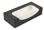 [GDP 252.25-Pack] SUSHI WINDOW BOX MEDIUM BLACK - PACK OF 50 EACH
