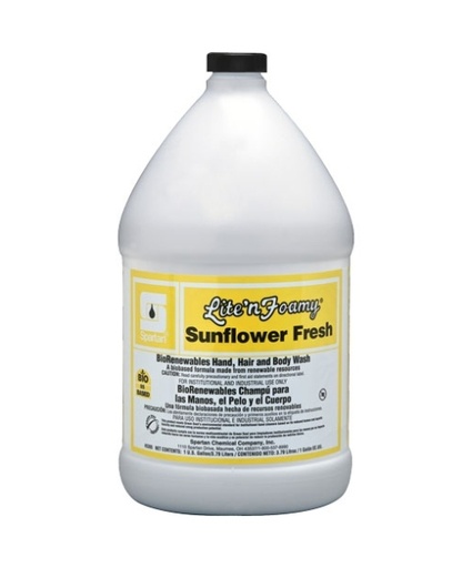 [SPAR LITE SUN-4.0] LITE&FOAMY SUNFLOWER 1 GALLON - CASE OF 4 EACH