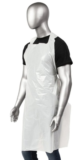 [UNI DA 2846-Box] APRON DISPOSABLE WHITE 28X46" - BOX OF 100 EACH
