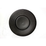[VER E-205-O-12.0] PORTION PLATE 11.25" ONYX - DOZEN