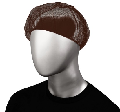 [HATS HAIRNET-BROWN-10.0] HAIRNET 21" BROWN - CASE OF 10 PACK