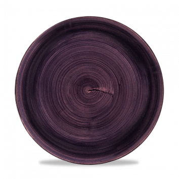 [CHUR PADPEV101] STONECAST PATINA DEEP PURPLE EVOLVE COUPE PLATE 10.25"