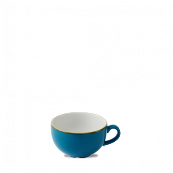 [CHUR SNTSCB201] STONECAST JAVA BLUE CAFE CAPPUCCINO CUP 8OZ