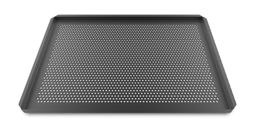 [UNOX-TG520] FORO BLACK TRAY GN2/1, PERFORATED - NON-STICK ALUM, 660X460 (18"X26")