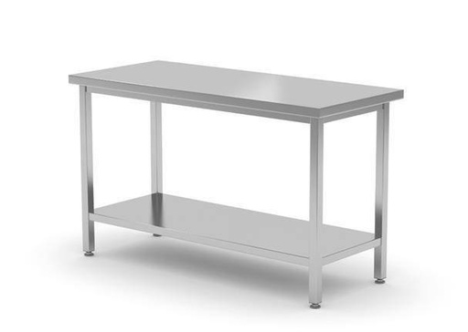 [HEN 810712] WORK TABLE W/UNDERSHELF, 1200x700x(H)850