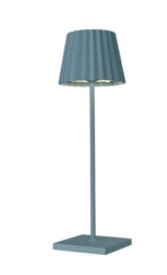[IMPULSE 78575] TROLL NANO BLUE TABLE LAMP HEIGHT 8.3" - EACH