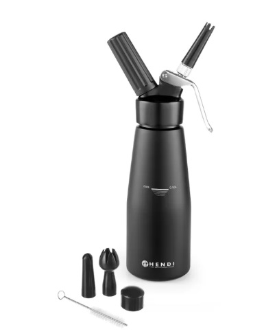 [HEN 588598] CREAM WHIPPER 1 LITER COLD ONLY, BLACK 