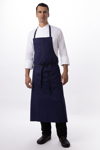 [BRAG BR8988 BLUE] TRAVEL BIB APRON BLUE - EACH