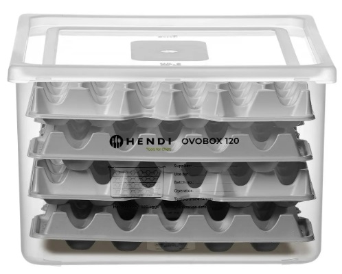 [HEN 870785] EGG CONTAINER GN 2/3 OVOBOX 120 - SET