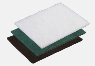 [VIL TSU 106049] HANDPAD CUT NON-SCRATCH WHITE - PACK OF 10 EACH