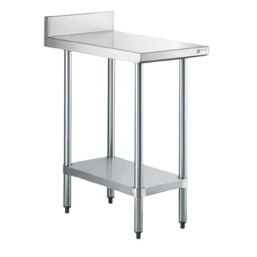 [SW SWWTS-3012-2R-316] FILLER TABLE 30X12 SS, WITH BACKSPLASH 