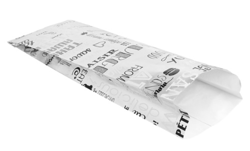 [GDP 229.44] SANDWICH BAG SILVER PARCHMENT+ALUMINIUM 12+4X35CM - PACK OF 500 EACH