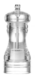 [HEN 469651] ACRYLIC SALT MILL 14CM 