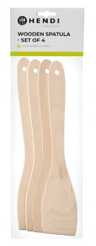 [HEN 525142] WOODEN SPATULA - SET OF 4 EACH