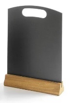 [HEN 664063] TABLETOP BLACKBOARD 21X5X32CM - SET OF 2 EACH