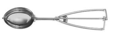 [HEN 755273] ICE CREAM SCOOP S/S STÖCKEL OVAL SIZE 1/30 62X43mm