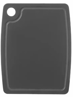 [HEN 505779] CUTTING BOARD WOOD FIBRE BLACK 44X32.5X6CM  