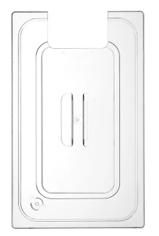 [HEN 864234] LID FOR CONTAINER GN 1/2 WITH SOUS VIDE STICK RECESS 