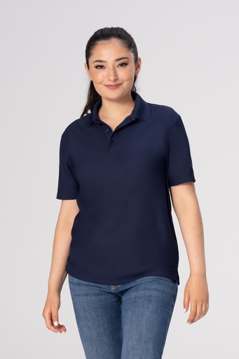 [CHW Z650W-M NAV] WOMEN'S POLO SHIRT NAVY - SIZE MEDIUM