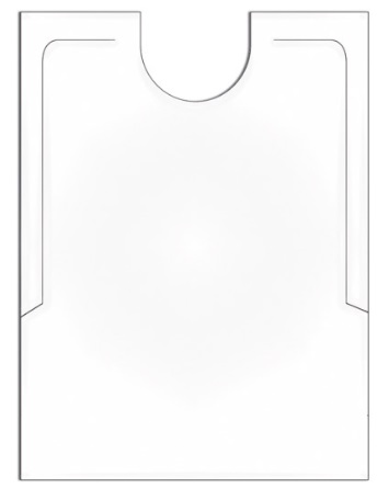 [GDP 516.32] ADULT WHITE BIBS - PACK OF 500 EACH