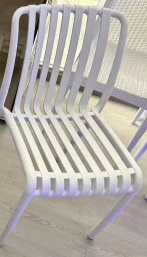 [FUR CH-DH88A WHITE] STACKABLE INDOOR CHAIR WHITE DH88A - EACH 