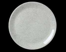 [STE 17610567-12.0] INK CRACKLE GREY COUPE PLATE 20.25CM (8") - CASE OF 12 EACH