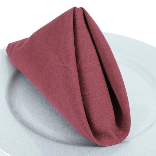 [FLOR 20X20 BURGUNDY 6.8OZ] NAPKIN 20X20" BURGUNDY 6.8oz - PACK OF 50 EACH 