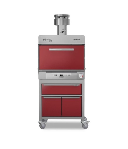 [PUJ P850901R] PREMIUM CHARCOAL OVEN GN1/1, RED 