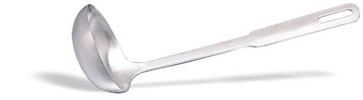 [PUJ P341000] LADLE ONE-PIECE 28CM STAINLESS STEEL SATIN FINISH