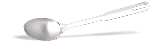 [PUJ P345000] SERVING SPOON ONE-PIECE 34CM STAINLESS STEEL SATIN FINISH 