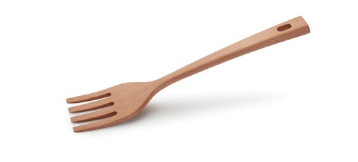 [PUJ P33805] SERVING FORK WOOD 
