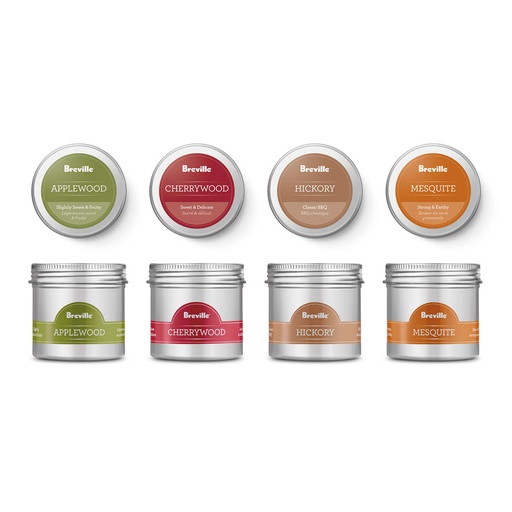 [BREV BSM600AWC0NUC1] SMOKING GUN WOODCHIPS - SET OF 4 EACH