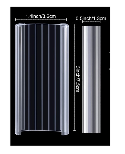 [LABEL HOLDER] PLASTIC SHELVING LABEL HOLDER 3" TBD