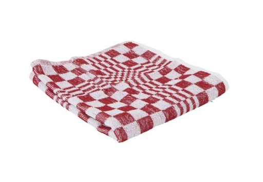 [CLM 2020023] KITCHEN TOWEL 50X50CM RED - PACK OF 3 EACH 