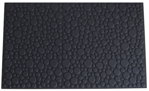 [MAT 422007] SILICONE RELIEF MAT 53.5X33CM BUBBLES TBD